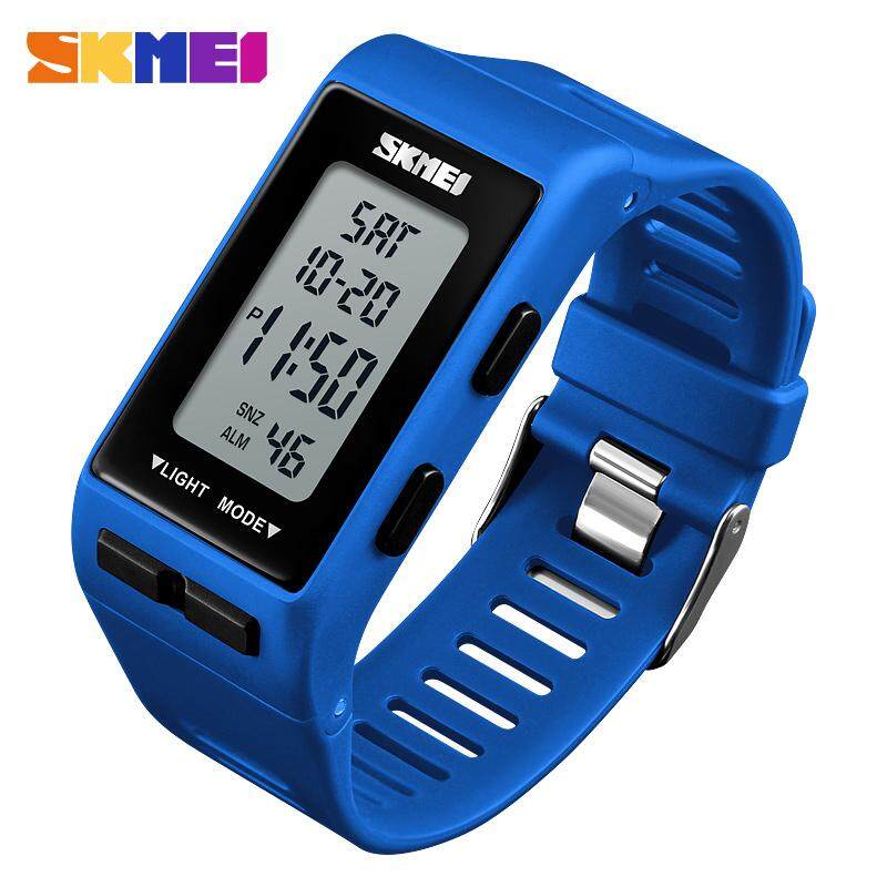 SKMEI New Men Women Sports Watch Stopwatch LED Watches Band Man Fashion Digital Waterproof Wristwatches 1362