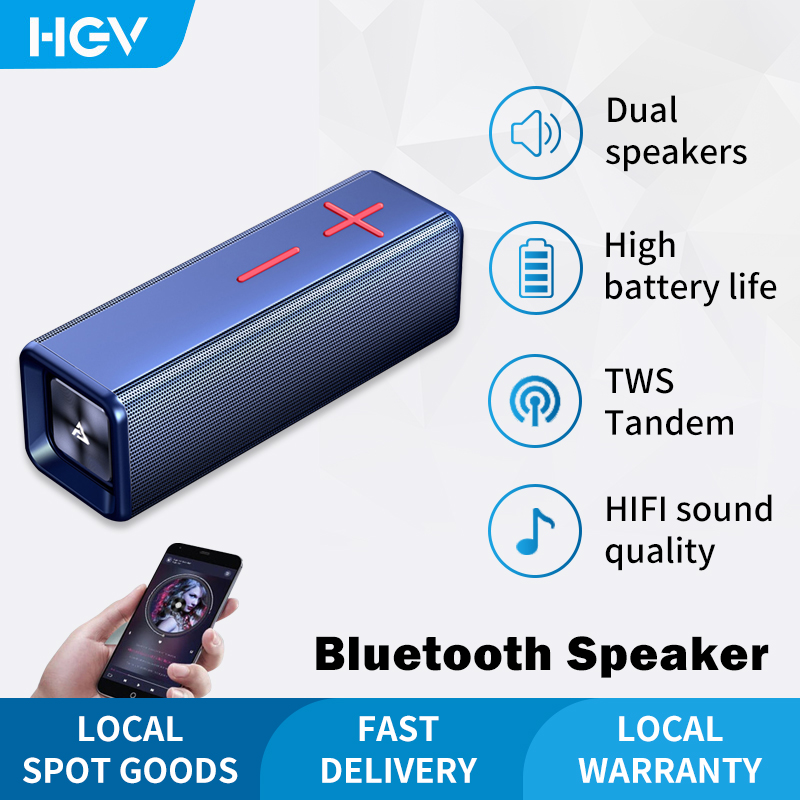 Wireless Bluetooth audio portable bar audio bass audio 360 ° stereo surround sound support Micro SD card, U disk, AUX, Bluetooth 5.0 suitable for laptop phone outdoor sports and travel