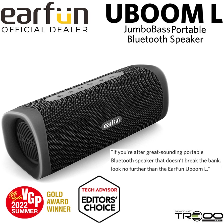 Earfun UBOOM L IP67 Dust/Waterproof Wireless Bluetooth 5.0 Portable Speaker