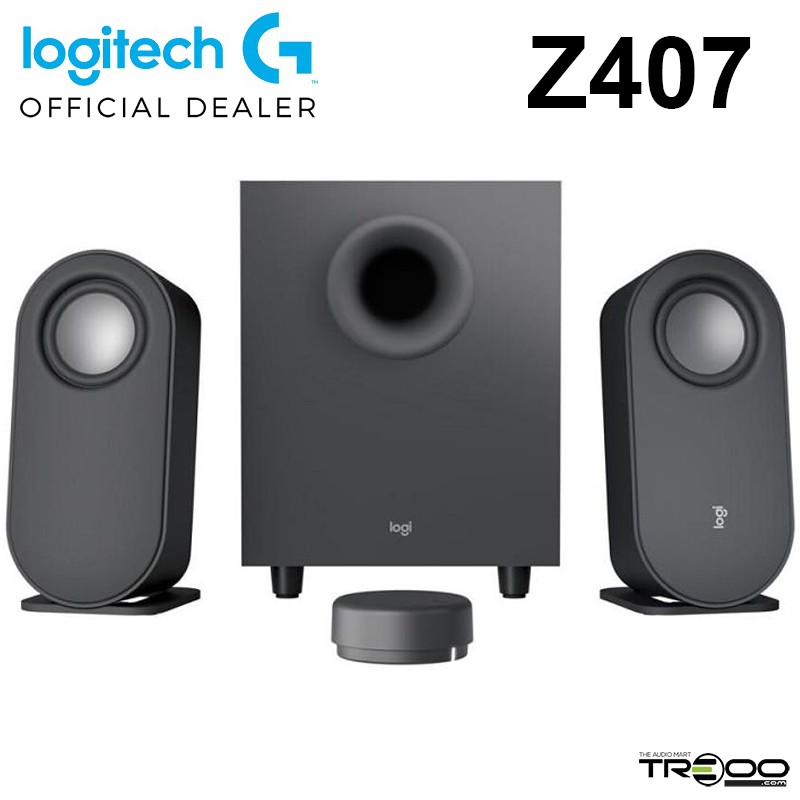 Logitech Z407 Wireless Bluetooth 2.1 Desktop Speaker System