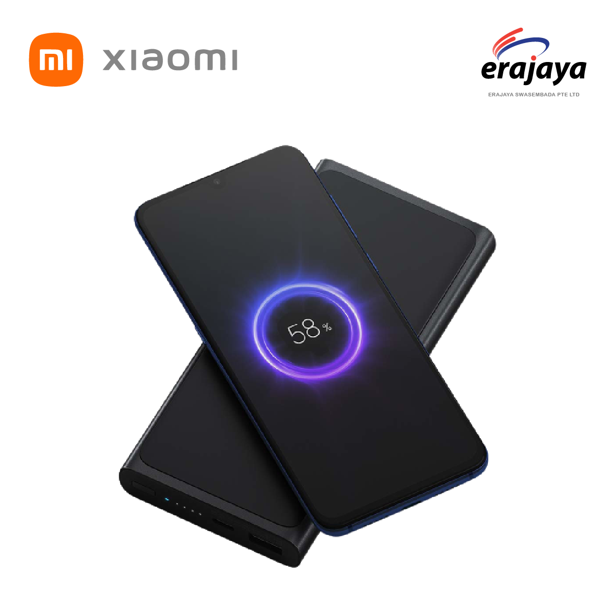 Xiaomi 10000mAh Mi Wireless Power Bank Essential 【100% Authentic Local Stock, 6 Months Local Warranty】