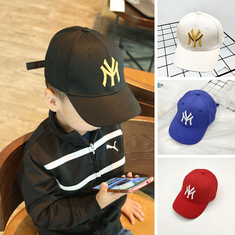 Baby Sun Hat Korean Hip Pop Hat Boys Girls Cool Baseball Caps Summer Sun Hat Letter Hats For Kids