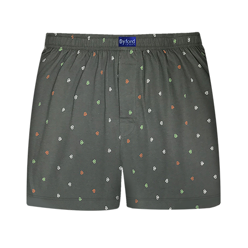 BYFORD 1PC MENS COTTON KNIT BOXER SHORTS  #576894
