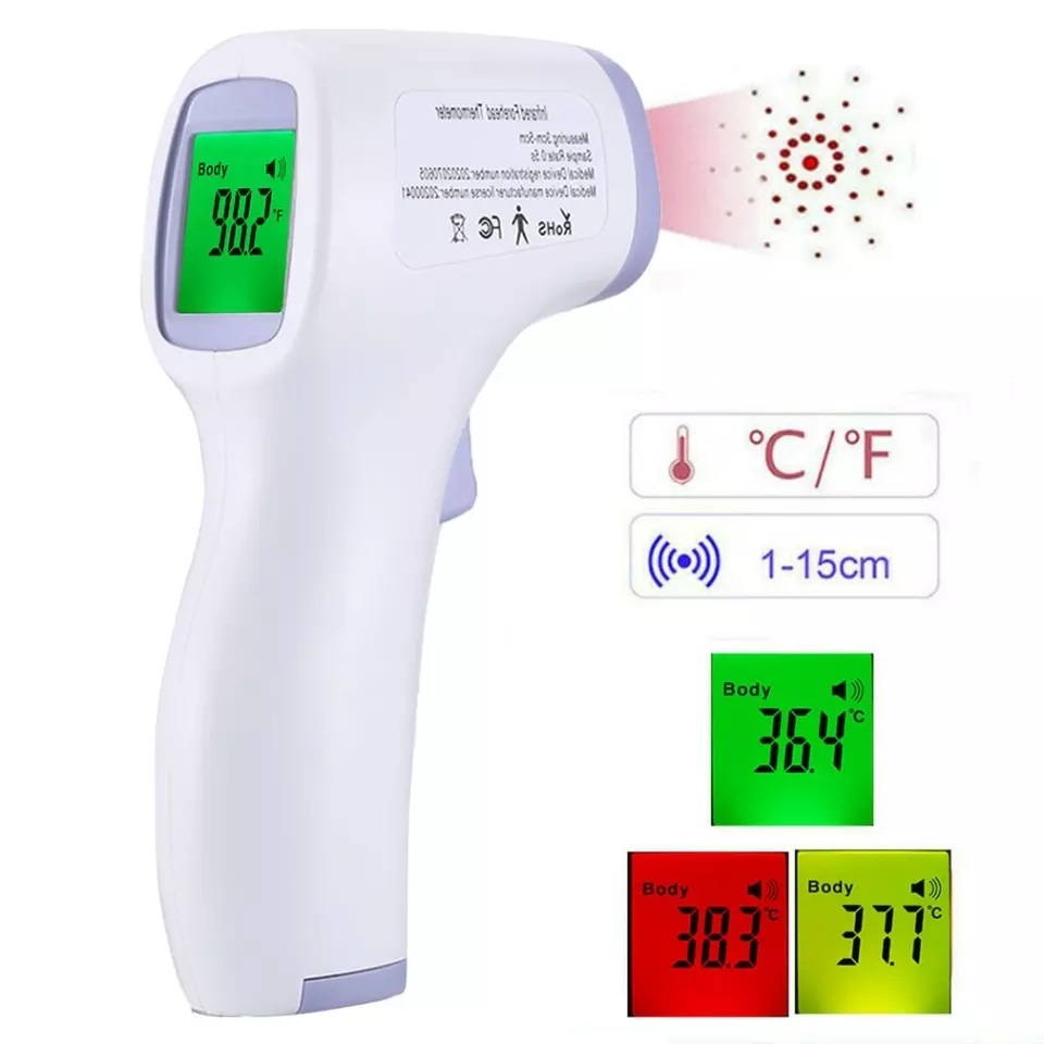 Digital Infrared Thermometer Non Contact Forehead Ear Contactless Thermometer Baby Adult Temperature Monitor *SG Seller*
