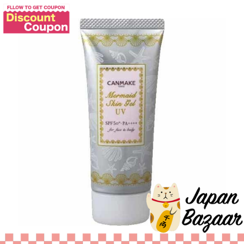 Canmake Mermaid Skin Protection Gel UV01 Clear For Face and Body 40g SPF50 + / PA ++++