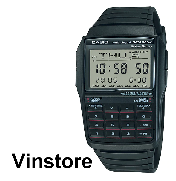 [Vinstore] Casio DBC-32 Vintage Digital Databank Calculator Retro Men Watch DBC-32-1 DBC-32-1A