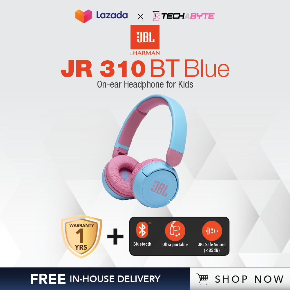 JBL JR310BT Kids Wireless On-ear Headphones