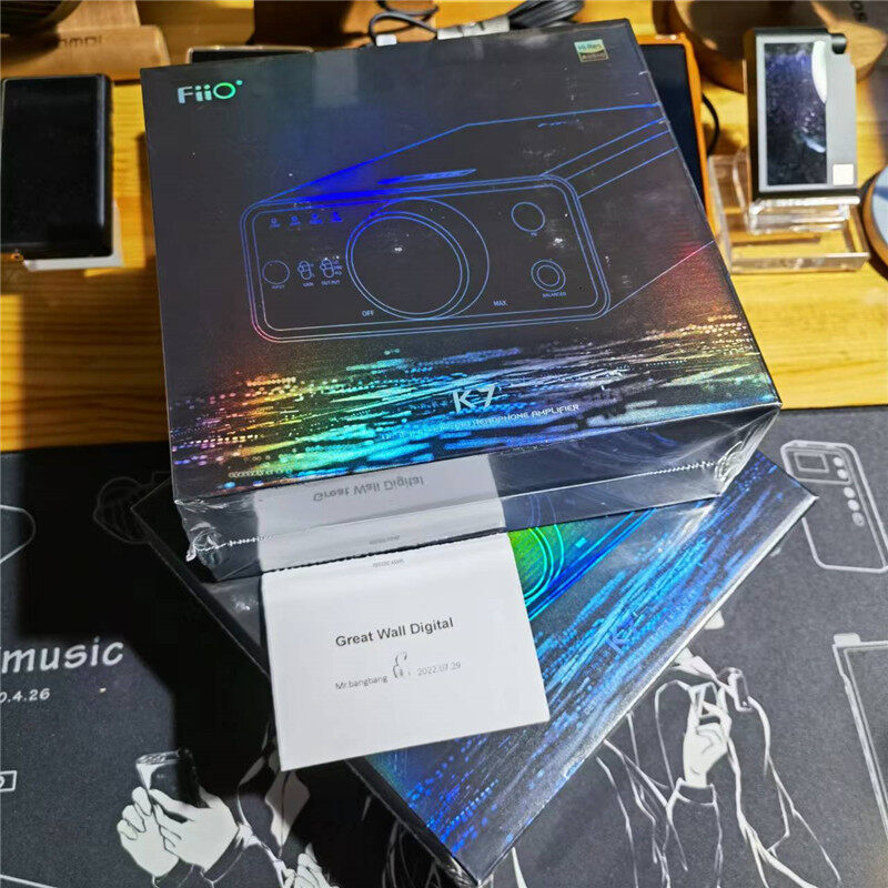 FiiO K7 AK4493S*2 DSD Decoding Deskstop DAC and 4.4MM Balanced Headphone Power Amplifier