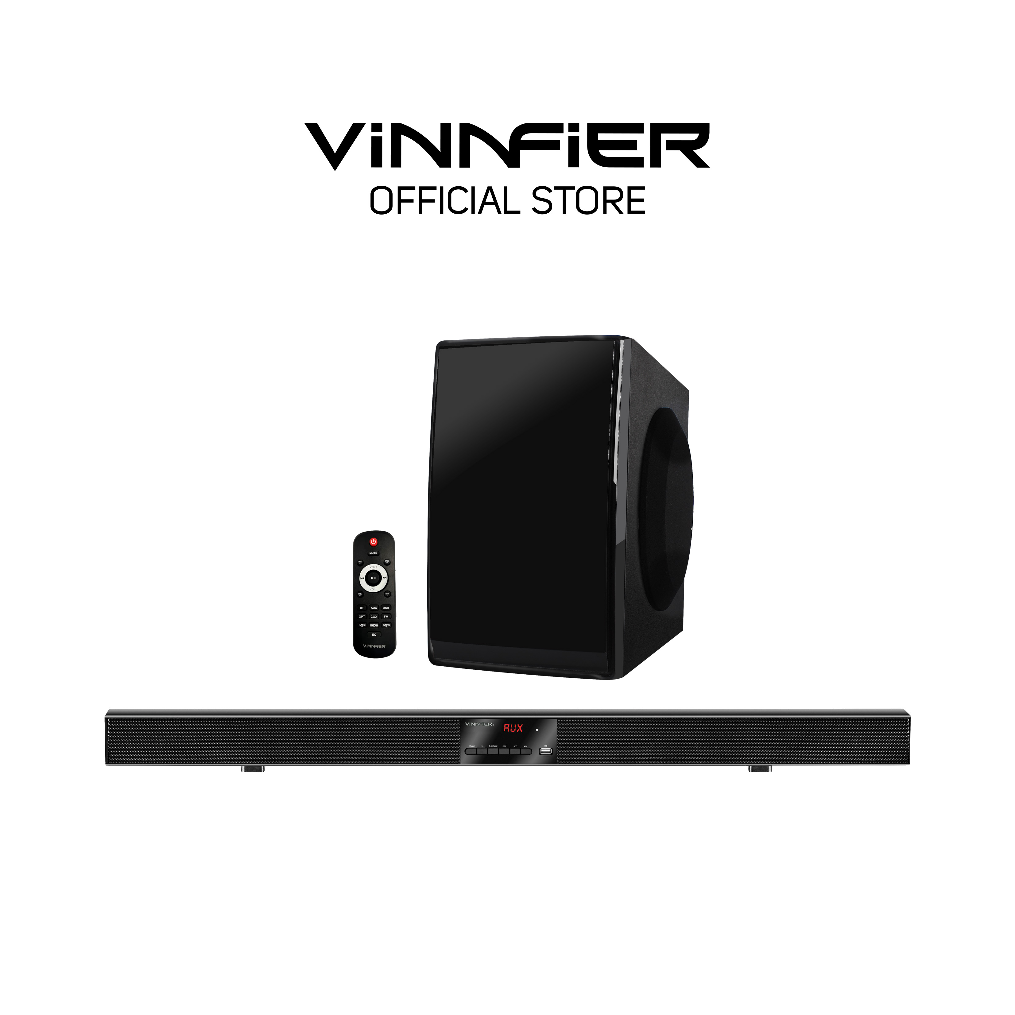 ???????? HYPERBAR 300 BTR Bluetooth Sound Bar with Subwoofer 3D Effect