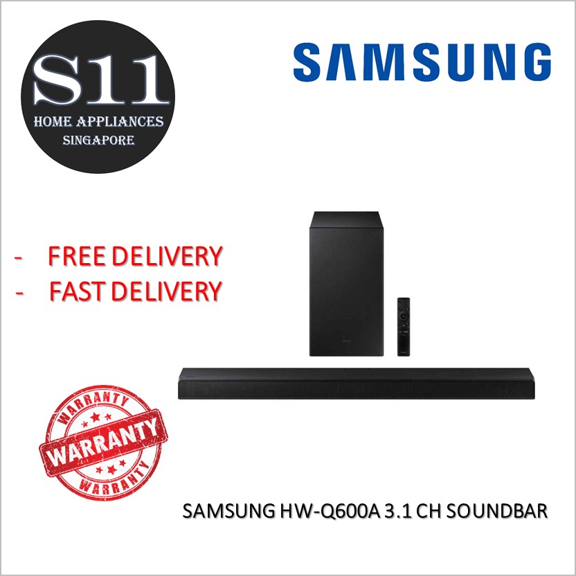 SAMSUNG HW-Q600A 3.1 CH SOUNDBAR 360W * 1 YEAR SAMSUNG SINGAPORE WARRANTY * READY STOCKS