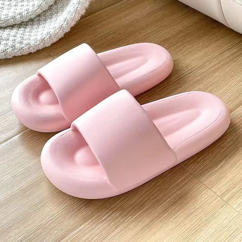 Fashion Womens Mens Home Slippers Step On Shit Feeling EVA Indoor Floor Soft Couple Men Slipper Summer Cartoon Unisex Bedroom Shoes Ladies Flax Flip Flops slippers for women 2022