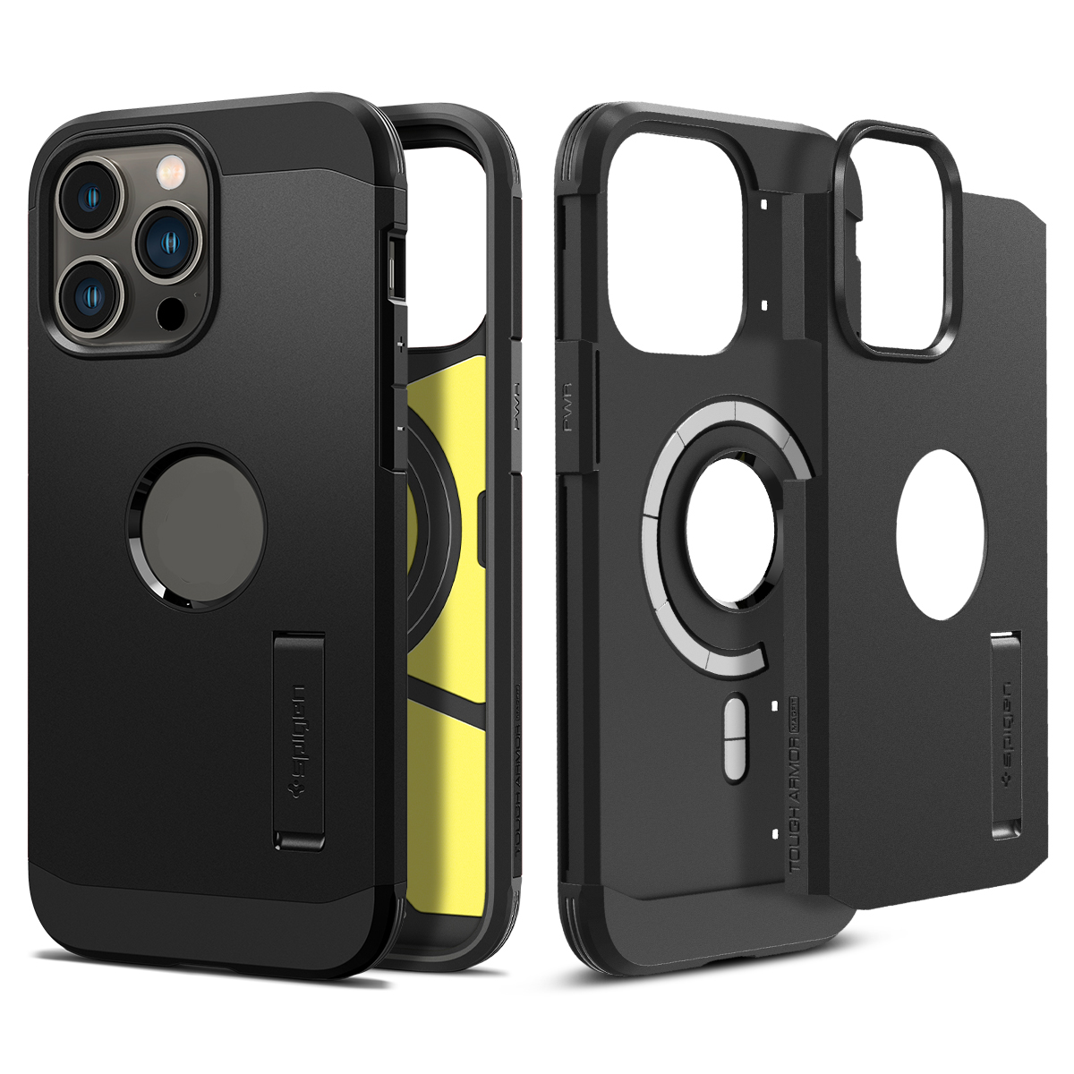 Spigen iPhone 14 Pro Max Case Tough Armor MagFit Casing with Magnetic Charging Compatible Drop Protection iPhone Cover