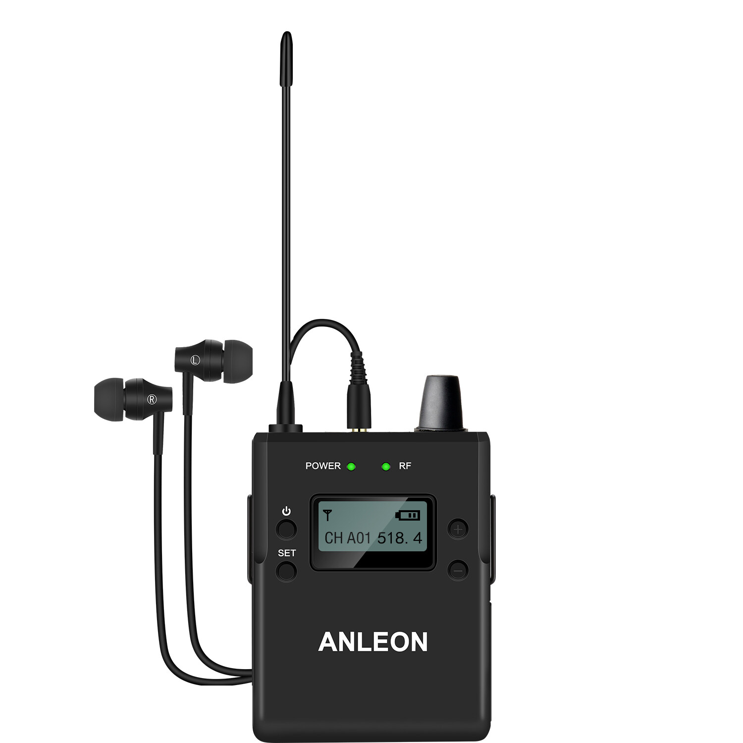ANLEON S3 Receiver 518-554MHz 626-662MHz Wireless In-Ear Monitor System item S3 Bodypacks (Receiver only)