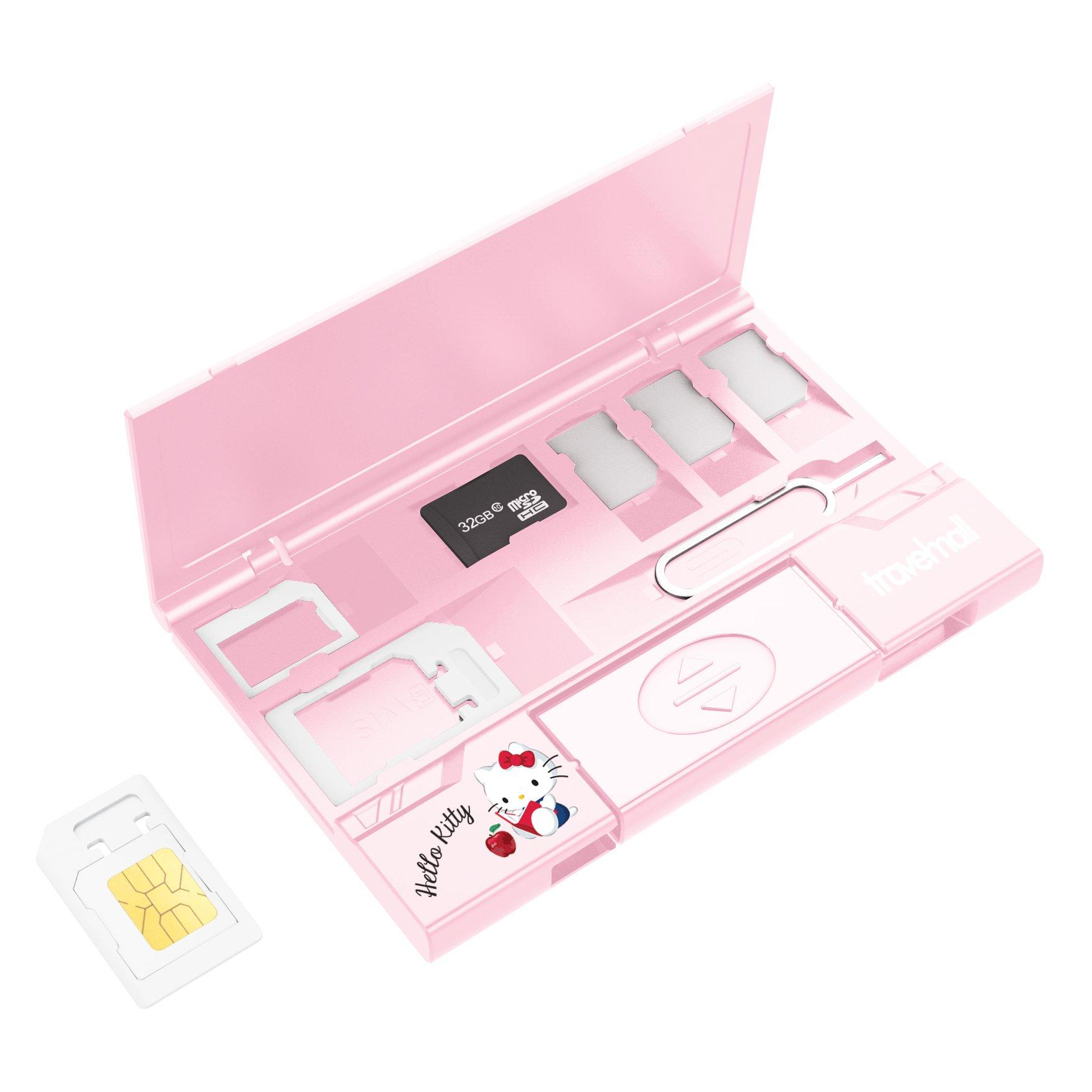 Travelmall x Hello Kitty Ultra-Slim Multi-functional SIM Card Set with Type-C Card Reader