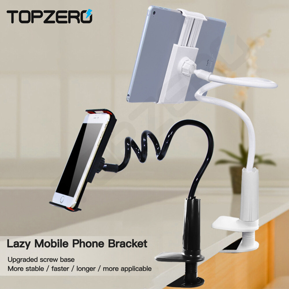 TOPZERO Universal Mobile Phone Tablet Holder 360° Adjustable Desktop Phone Lazy Stand Bracket Smartphone Stander For iPhone iPad Samsung OPPO VIVO Huawei Xiaomi