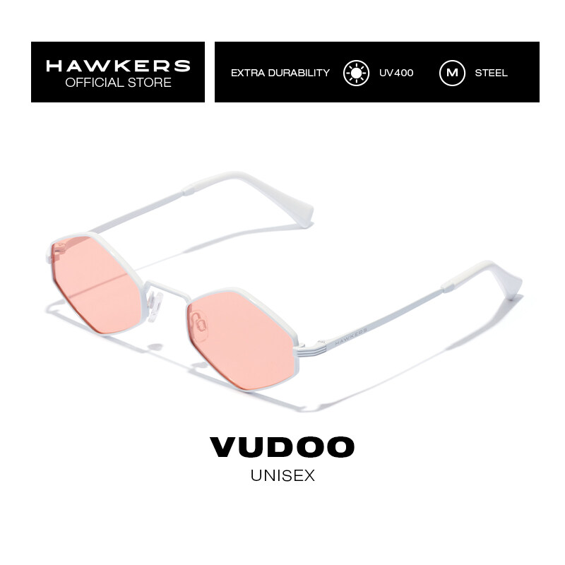 Hawkers - VUDOO ORANGE Silver Sunglasses UV400 Men Women HVUD20OHM0
