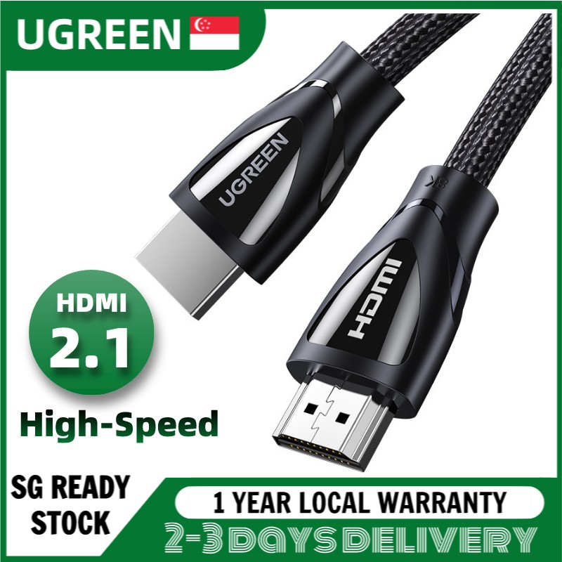 Ugreen HDMI 2.1 Cable 8K 60Hz 4Kfor Xiaomi Mi Box HDMI2.1 Cable 48Gbps HDR10+ HDCP2.2 for PS4 HDMI Splitter 8K HDMI Cable