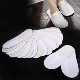 10 Pairs/Lot Disposable Guest Slippers Travel Hotel Slippers SPA Slipper Shoes Comfortable New - intl