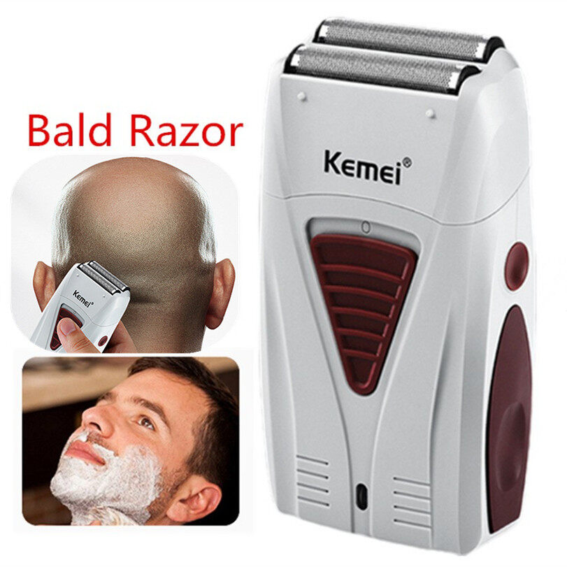 Electric Shaver for Men USB Cordless Rechargeable 0mm Beard Razor Foil Mesh Shaving Machine