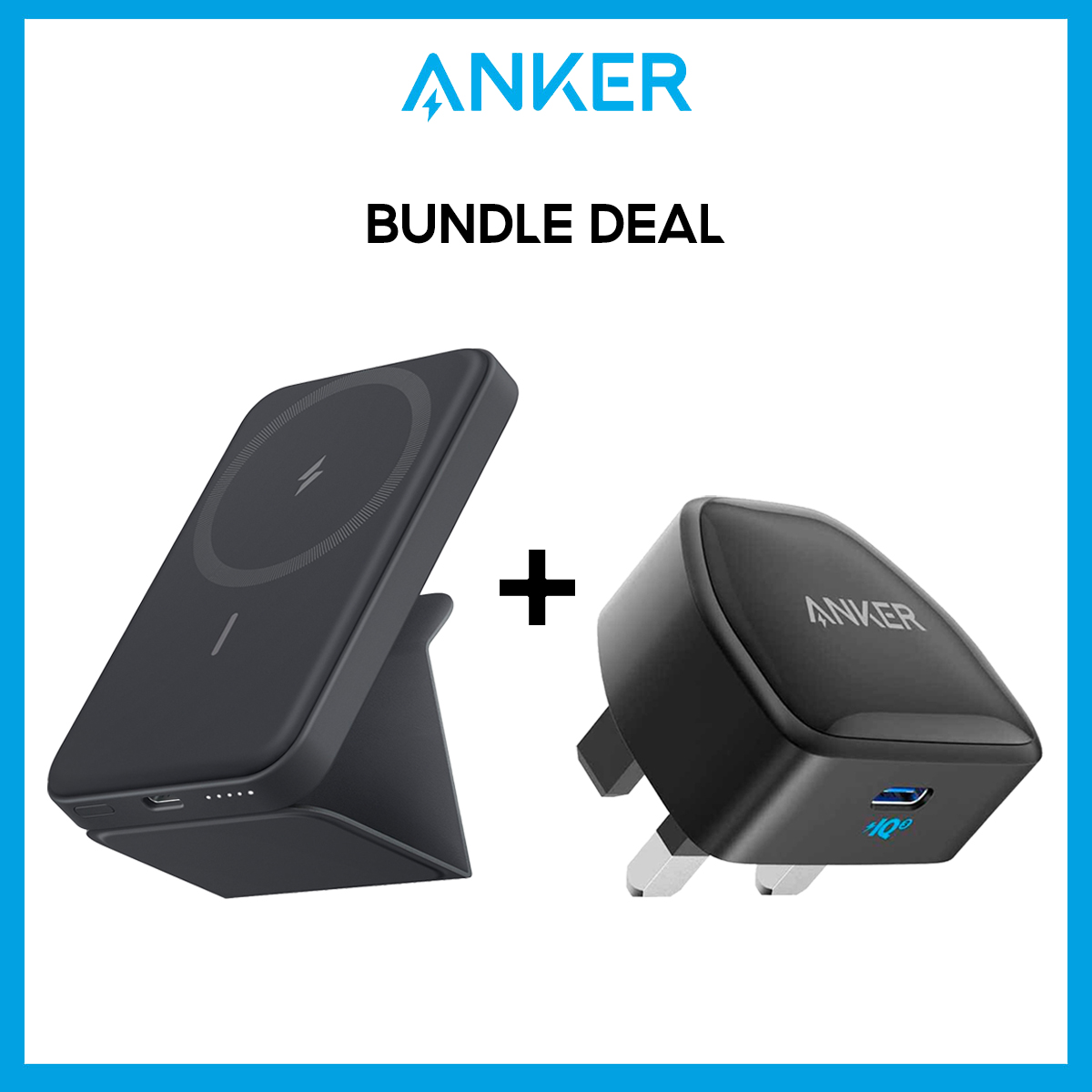 [Bundle Set] Anker Powerbank 622 Magsafe 5000mAh Powerbank + Anker PowerPort III Nano 20W Charger