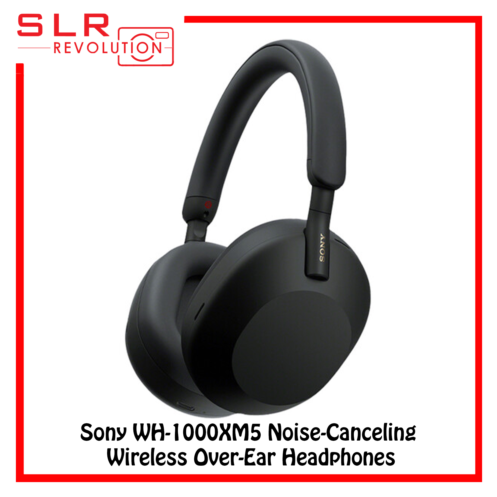 Sony WH-1000XM5 / WH1000XM5 Noise-Canceling Wireless Over-Ear Headphones (Free Headphone stand with Charger)
