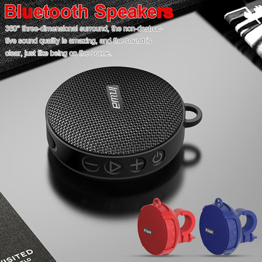 Rocomoco Portable Bikes Bluetooth Speaker Bicycle Column Waterproof Shower Speaker Acoustics Sound Woofer Hands Free