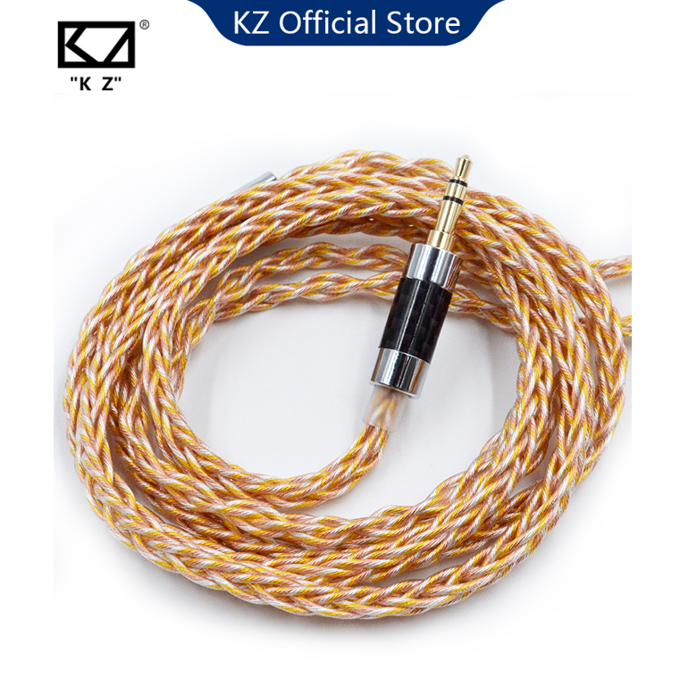 KZ gold silver and copper mixed (784 cores) upgrade cable 3.5mm ZSN ZS10 PRO DQ6 ZSN PROX