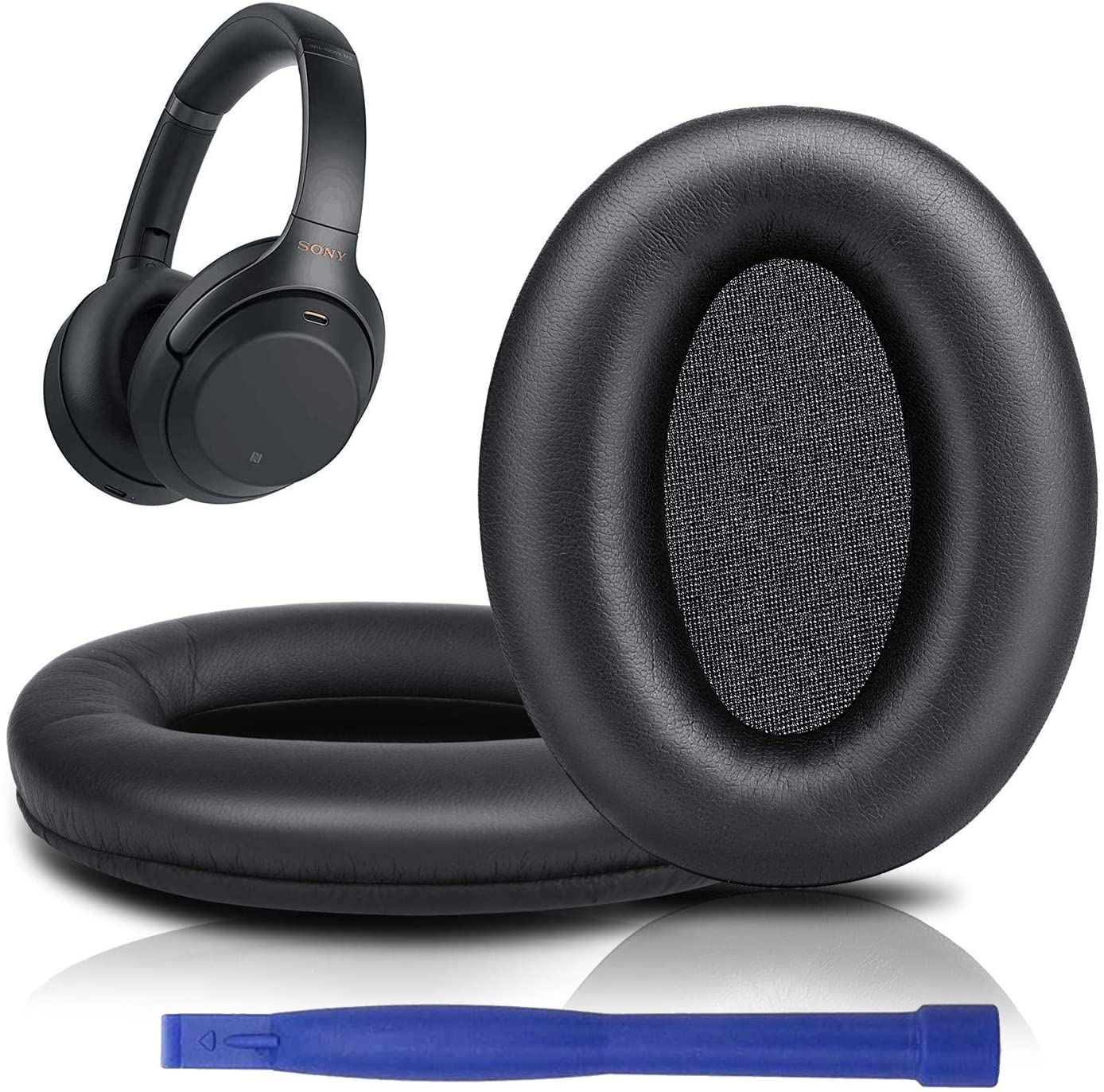 【Stock in SG】Extra Durable Sony WH1000XM3 Earpads Protein Skin Replacement for SONY 1000 XM3 1000XM3 WH-1000XM3 WH1000XM3 Ear Pads Professional Headset Sheepskin Ear Puds Real Cushions Leather Handban