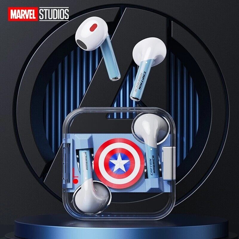 Marvel LK10 Bluetooth Earphone True Wireless Ear Buds Bluetooth 5.2 Gaming Headset Waterproof IPX5 Low Latency Long Battery Life With Mic