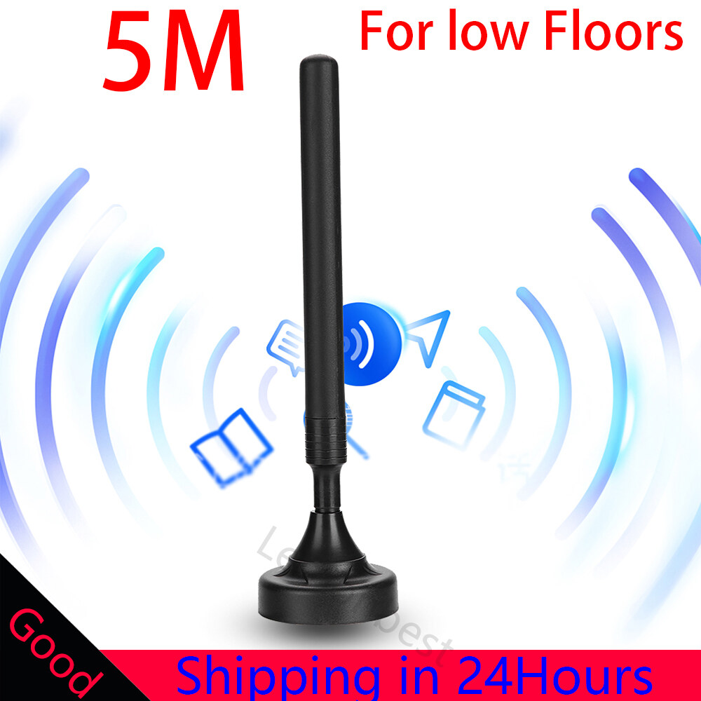 Lemonbest 5M ANT-308PLUS FM Radio Antenna 85-112MHZ Radio Antenna Adapter 10ma FM Radio Aerial with 196.5inch Extend Wire for FM Radio