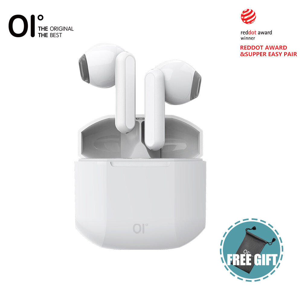 【Upgrade】OI AirSounds Two True Wireless Earbuds Lastest Bluetooth 5.2 20M Transmission distance Noise Cancellation Deep Bass Fast Charging One-Step Pairing Touch Sensor with Volume Control Gaming Earp