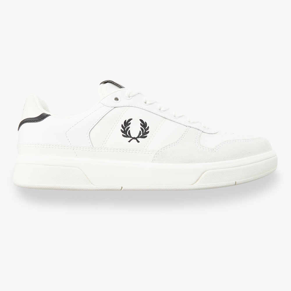 Fred Perry B1260W  B300 Leather - (Snow White)