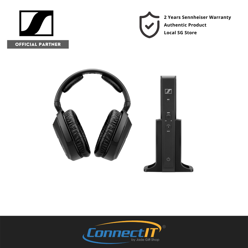 Sennheiser RS 175-U Over-Ear Headphones Multi-purpose Digital Wireless Audio Transmitter/Transmission ( 2 Years Warranty )