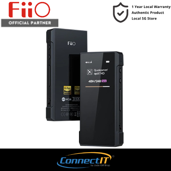 FIIO BTR7 Portable Headphone Amplifier and DAC, high quality sound reproduction, Bluetooth 5.1(1 Year Local Warranty)