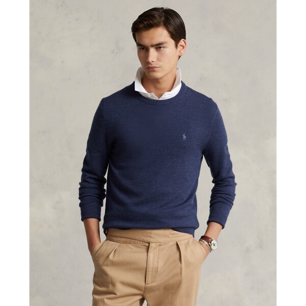 Polo Ralph Lauren Birdseye-Knit Washable Wool Sweater (MNPOSWE16821234410)