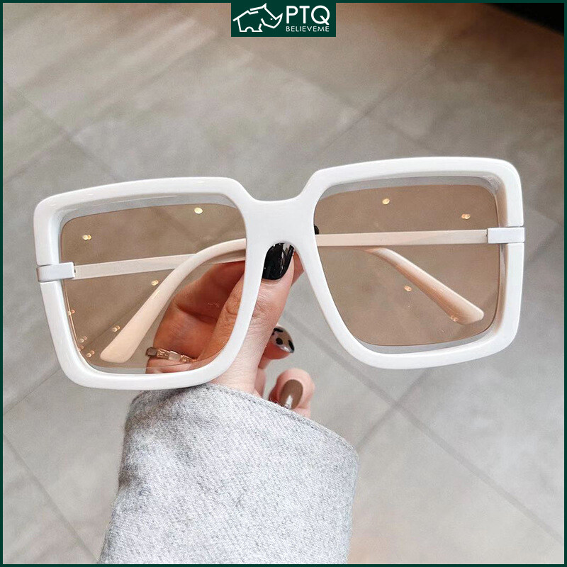 2022 New Large Square Sunglasses For Men For Women Fashion Shade Sun Glasses Various Colors Casual Decorative Glasses PTQ