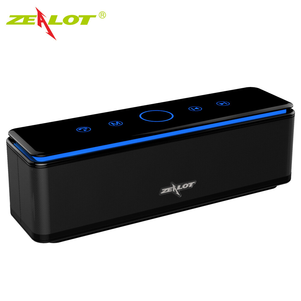 ZEALOT S7 Portable Bluetooth Speaker Powerful Hifi Subwoofer Home Theatre System Wireless Speakers,Support TF Card