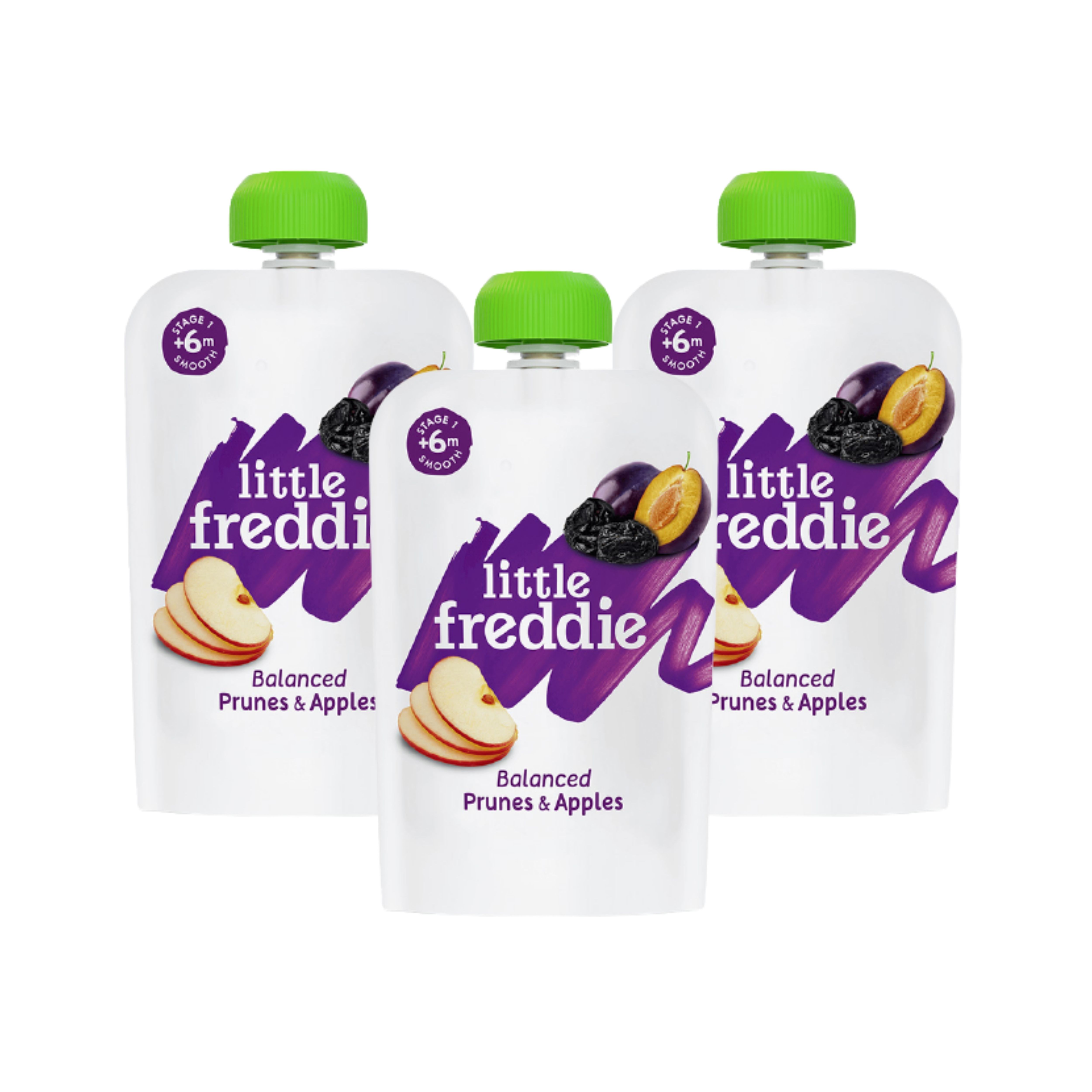 [Bundle of 3] Organic Little Freddie Balanced Prunes & Apples 100g